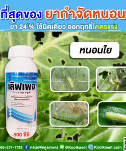เลิฟเพจ คลอฟีนาเพอร์ สูตรเข้มข้น 24% กำจัดหนอน หนอนเจาะ หนอนกระทู้ ข้าว ข้าวโพด คลินิกพืชคูลเกษตร